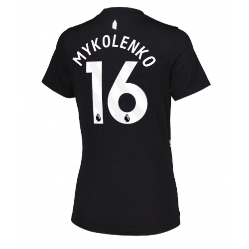 Everton Vitaliy Mykolenko #16 Maglia Gara Terza Repliche 2025-26 Donna Maniche Corte Everton Vitaliy Mykolenko #16 Maglia Gara Terza Repliche 2025-26 Donna Maniche Corte